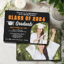 Search for black and orange graduation invitations Modern