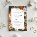 Search for peach and cream invitations Fall autumn