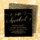Search for 100th birthday invitations Elegant
