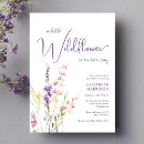 Search for purple and yellow baby shower invitations Floral