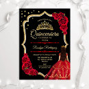 Search for black dress quinceanera invitations Mis quince anos