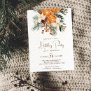 Search for office holiday invitations Rustic