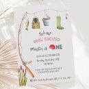 Search for fish birthday invitations Watercolor