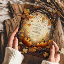 Search for pumpkin wedding invitations Autumn colors