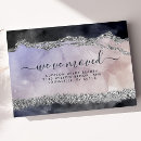 Search for purple black silver invitations Modern