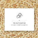 Search for moving announcement postcards Rustic