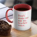 Search for red mugs Teacher appreciation