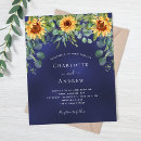 Search for sunflower wedding invitations Fall