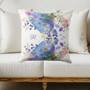 Search for blue pumpkin pillows Watercolor