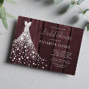 Search for bridal gown invitations Modern