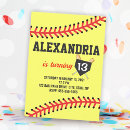 Search for softball birthday invitations Sports