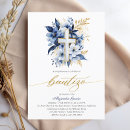 Search for bautizo invitations Gold cross