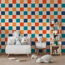 Search for navy blue and orange art Retro