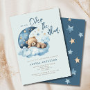 Search for we are over the moon invitations Celestial