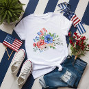 Search for 4th of july tshirts Red white and blue