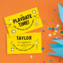 Search for kids playdate business cards School