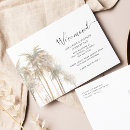 Search for palm tree moving announcement cards Tropical