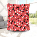 Search for japanese cherry blossom blankets Red