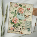 Search for floral scrapbook paper Rose