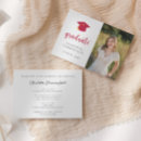 Search for red black white graduation invitations College