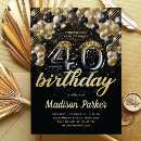 Search for luxury birthday invitations Glitter