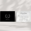 Search for menu choices invitations Black and white
