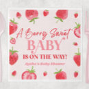 Search for strawberry napkins A berry sweet baby