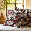 Search for black and burgundy pillows Floral