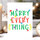 Search for merry happy everything colorful holiday cards Simple