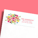 Search for wildflower return address labels Summer