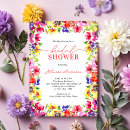 Search for bright bridal shower invitations Botanical