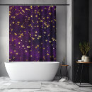 Search for purple and gold shower curtains Watercolor