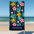 Search for hibiscus beach towels Girly
