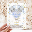 Search for twin elephant baby shower invitations Modern