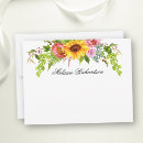 Search for sunflower note cards Professional