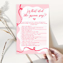 Search for who knows groom best Bridal shower