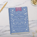 Search for cornflower blue wedding invitations Elegant