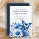 Search for butterfly flowers invitations For her