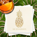 Search for pineapple napkins Gold