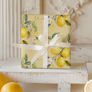 Search for lemon wrapping paper Watercolor