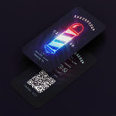 Search for neon business cards Hairstylist