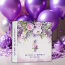 Search for purple photo album binders Watercolor