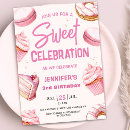 Search for candy 3rd birthday invitations Girl