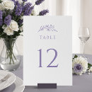 Search for lavender table cards Botanical