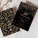 Search for 20th wedding anniversary invitations Elegant