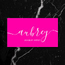 Search for event planner business cards Girly