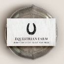 Search for horse trainer business cards Farrier