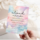 Search for clouds bridal shower invitations Pastel