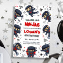 Search for ninja birthday invitations Martial arts birthday