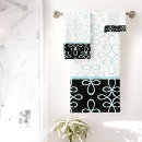 Search for blue and black bath towels Elegant